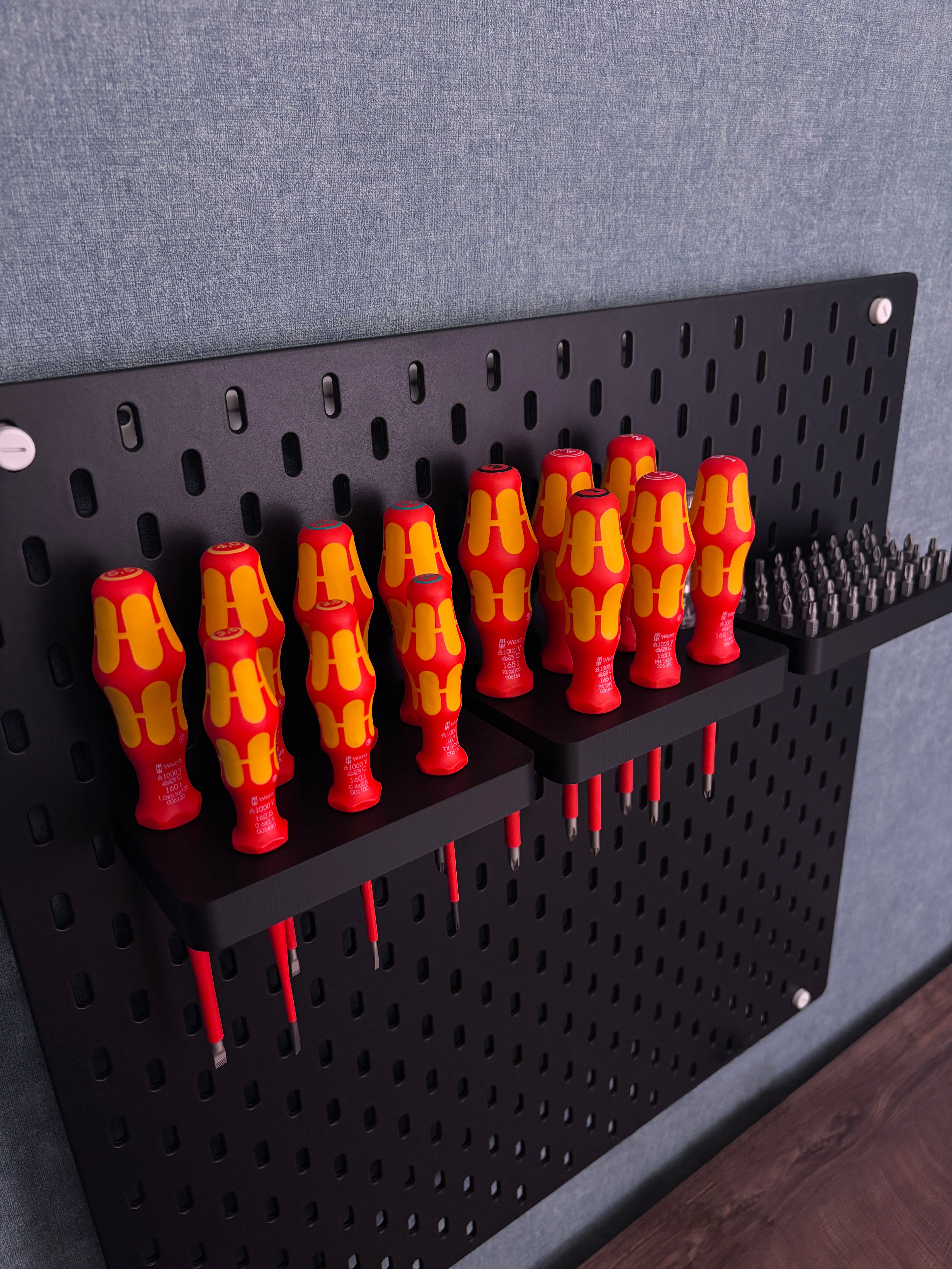 SKÅDIS Pegboard Mount for Wera Screwdrivers