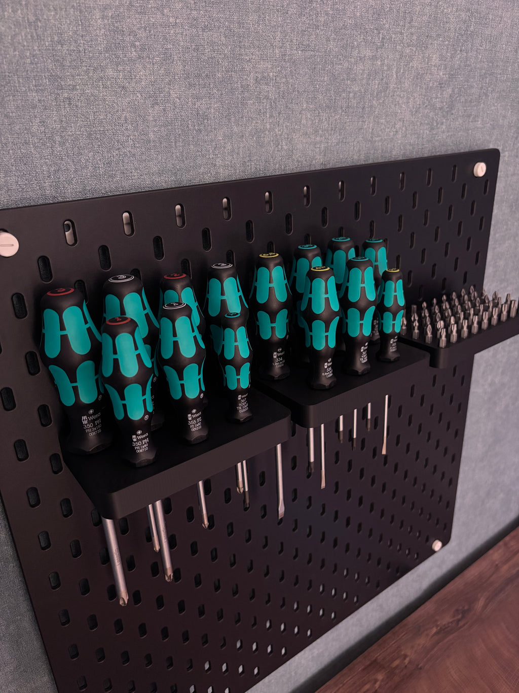 SKÅDIS Pegboard Mount for Wera Screwdrivers