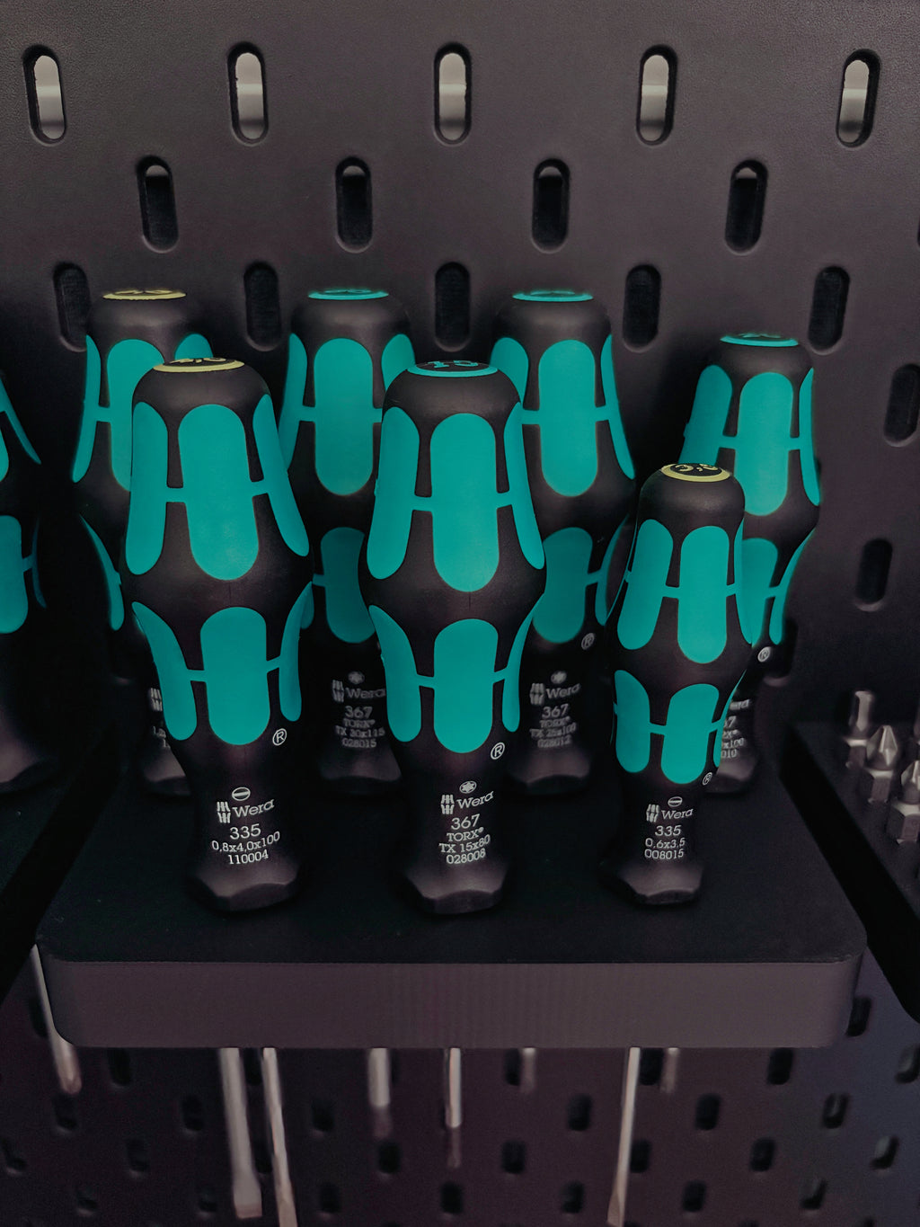 SKÅDIS Pegboard Mount for Wera Screwdrivers