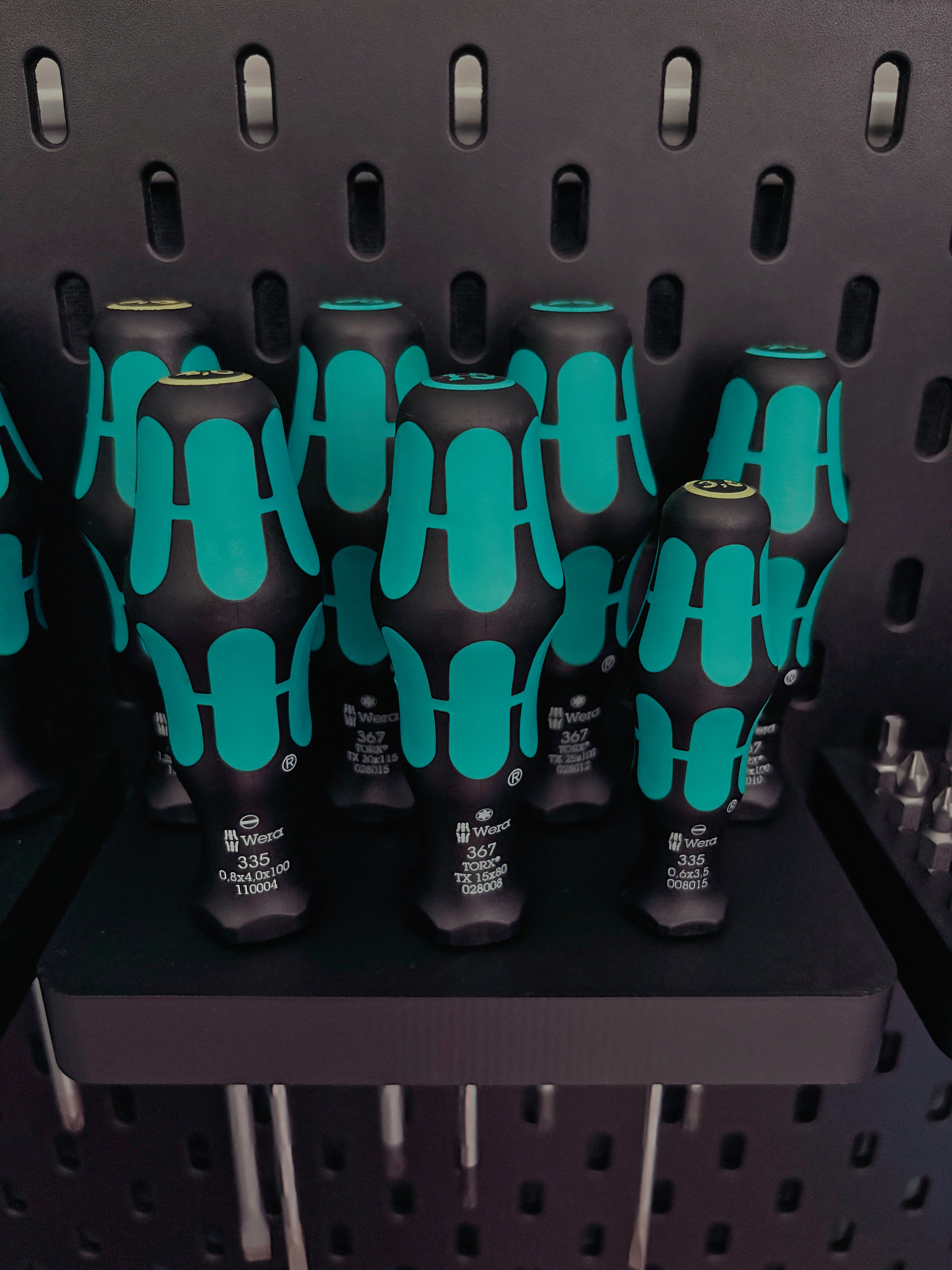 SKÅDIS Pegboard Mount for Wera Screwdrivers