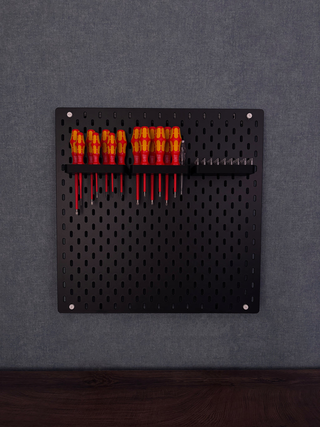 Pegboard Bits Holder